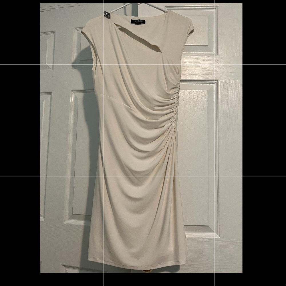 Lauren Ralph Lauren White Embroidered Sun Dress